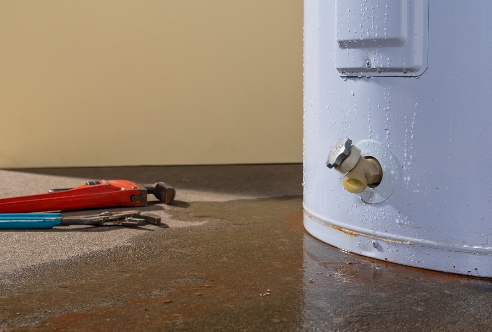 Home Leaking water heater in a residential home with plumber tools on the floor, showing signs of sediment buildup. Flow Pro Plumbing provides expert water heater flushing, repair, and maintenance in Brentwood, Antioch, and surrounding areas. Call us today for help with how to flush a water heater, water heater flushing, flush water heater near me, water heater maintenance, water heater sediment removal, drain water heater, clean water heater tank, water heater service near me, hot water heater flush, plumber for water heater flush, water heater repair, tank water heater flushing, gas water heater flush, electric water heater flush, water heater descaling, remove sediment from water heater, water heater tune-up, water heater cleaning, water heater service in Brentwood, Antioch, Concord, Pleasant Hill, Pittsburg, Oakley, emergency water heater service, professional water heater maintenance, extend water heater lifespan, fix water heater issues, Flow Pro Plumbing water heater services.