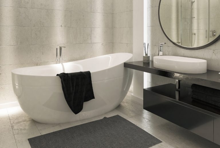 Modern freestanding bathtub in a renovated bathroom, showcasing a plumber-recommended tub style for durability and comfort; ideal for bathroom remodels, bathtub installation, and plumbing upgrades by Flow Pro Plumbing. Call us today for bathtub installation, best bathtubs for durability, plumber recommended bathtubs, what tubs do plumbers recommend, acrylic tub vs fiberglass, freestanding tub installation near me, bathroom remodel services near me, tub installation plumber near me, best type of bathtub for home, high quality bathtubs recommended by plumbers, bathtub replacement near me, fiberglass bathtub installation, acrylic bathtub pros and cons, bathtub repair near me, professional tub installation, bathroom plumbing services, tub and shower installation, best bathtub for families, durable bathtub materials, Flow Pro Plumbing bathtub services, Brentwood bathtub plumbing, tub installation services in Oakley, Antioch plumber for bathtub installation, Discovery Bay bathroom plumbing, bathtub upgrades near Byron, tub and faucet installation Knightsen.