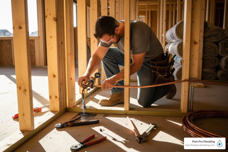 New construction plumbing