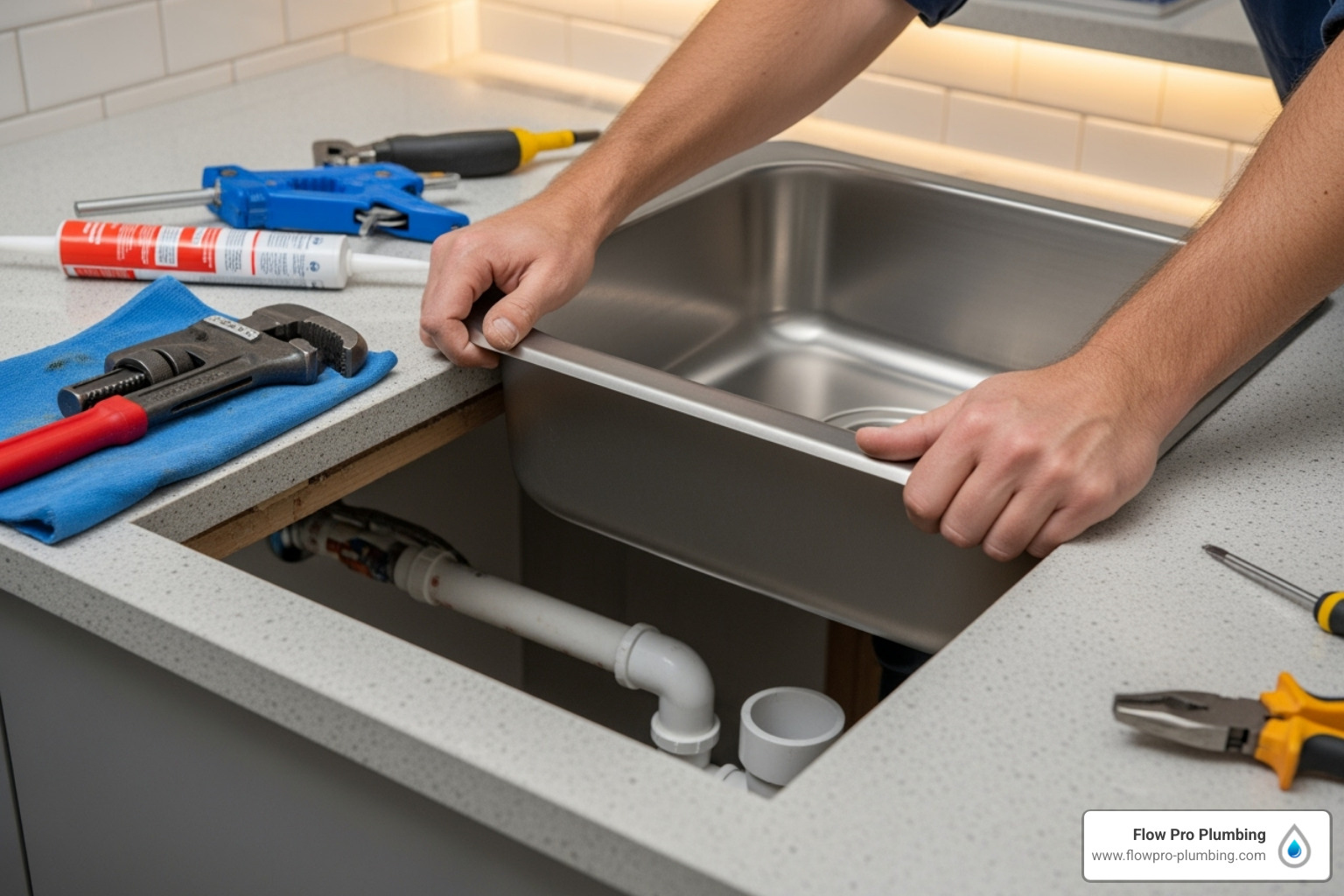 Home install new sink