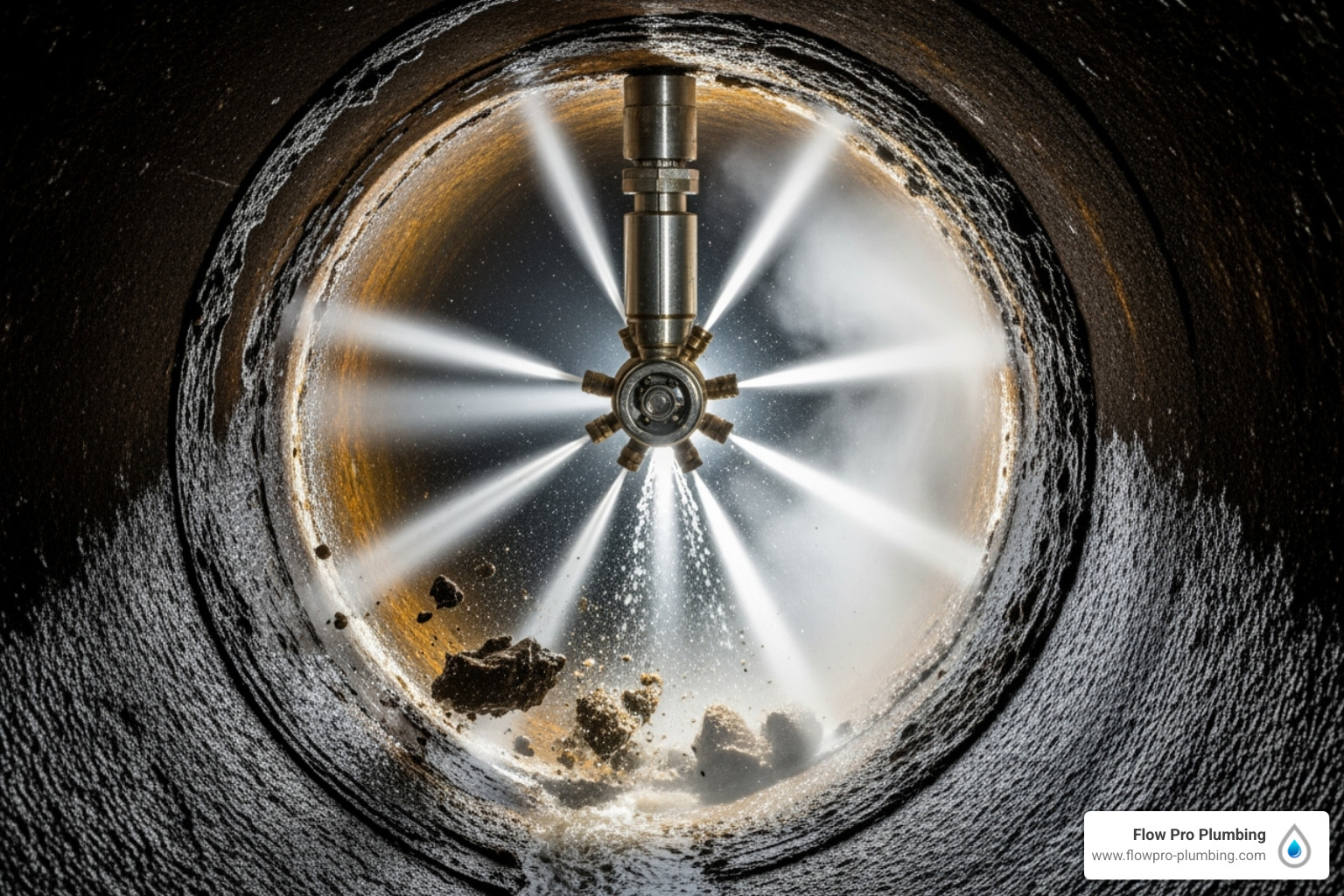 Home Hydro jetting sewer line