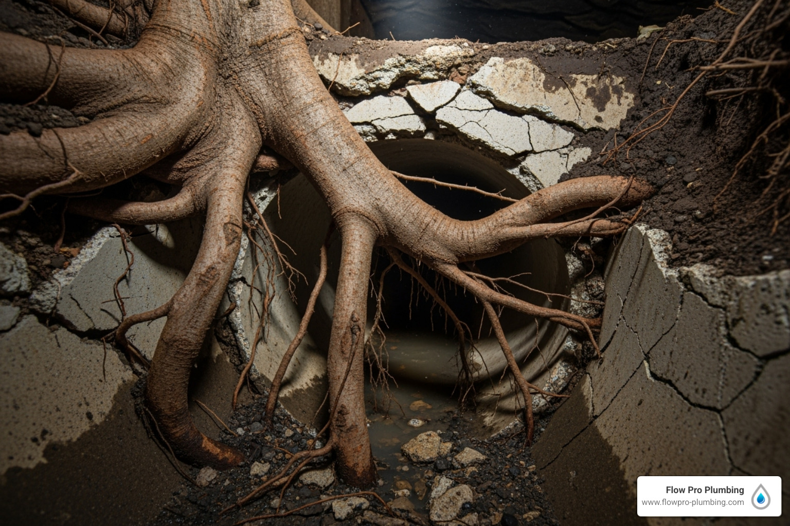 Home sewer root removal