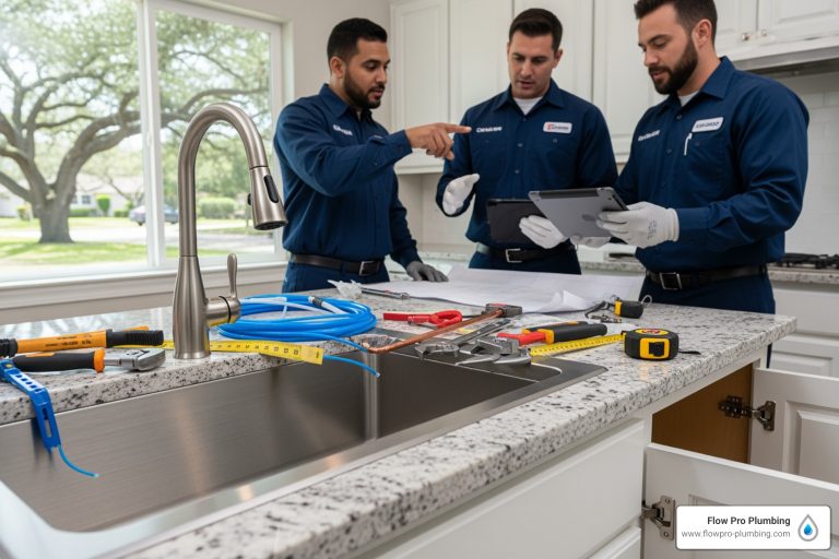 "I need quotes from a few plumbers in Oakley to install a new sink in my kitchen."