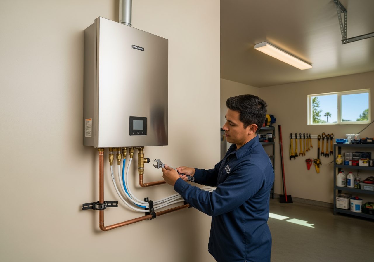 Home best tankless water heater installation in brentwood, ca