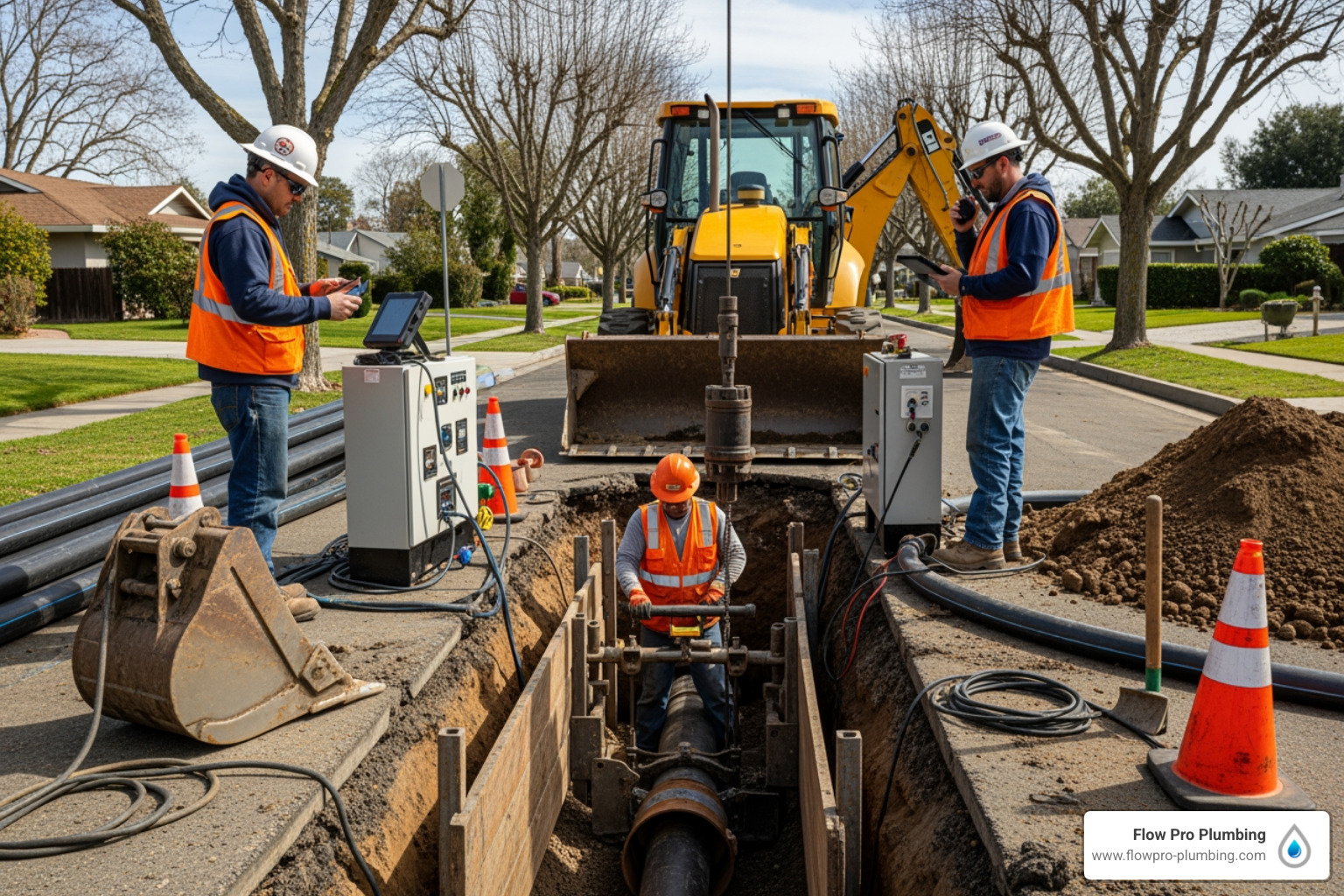Home sewer main line repair brentwood ca