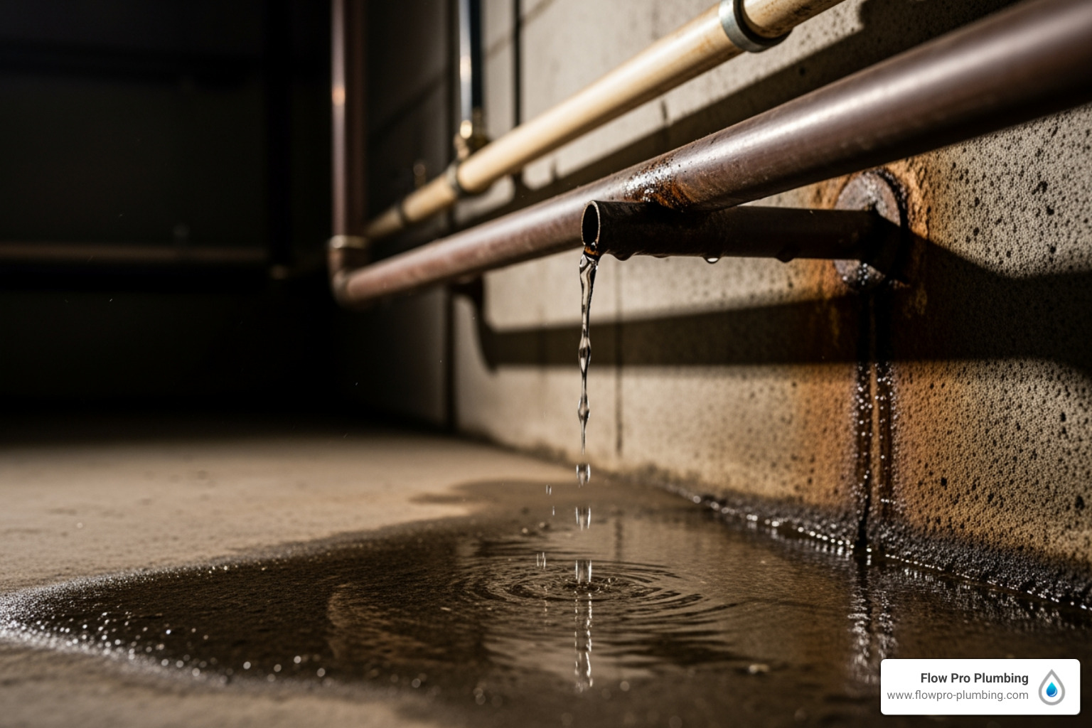 Home leaking pipe in concord, ca