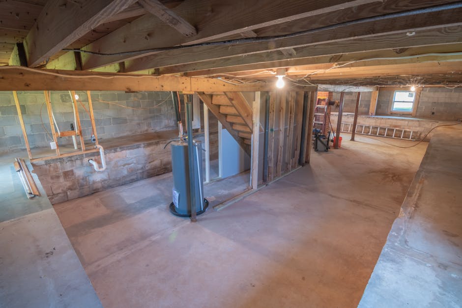 Home sump pump basement
