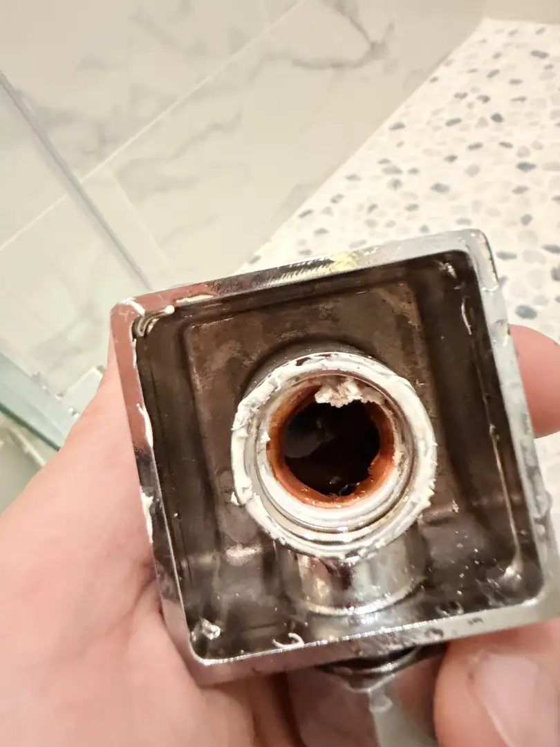 Home faucet with mineral buildup - what is the difference between hard water and soft water