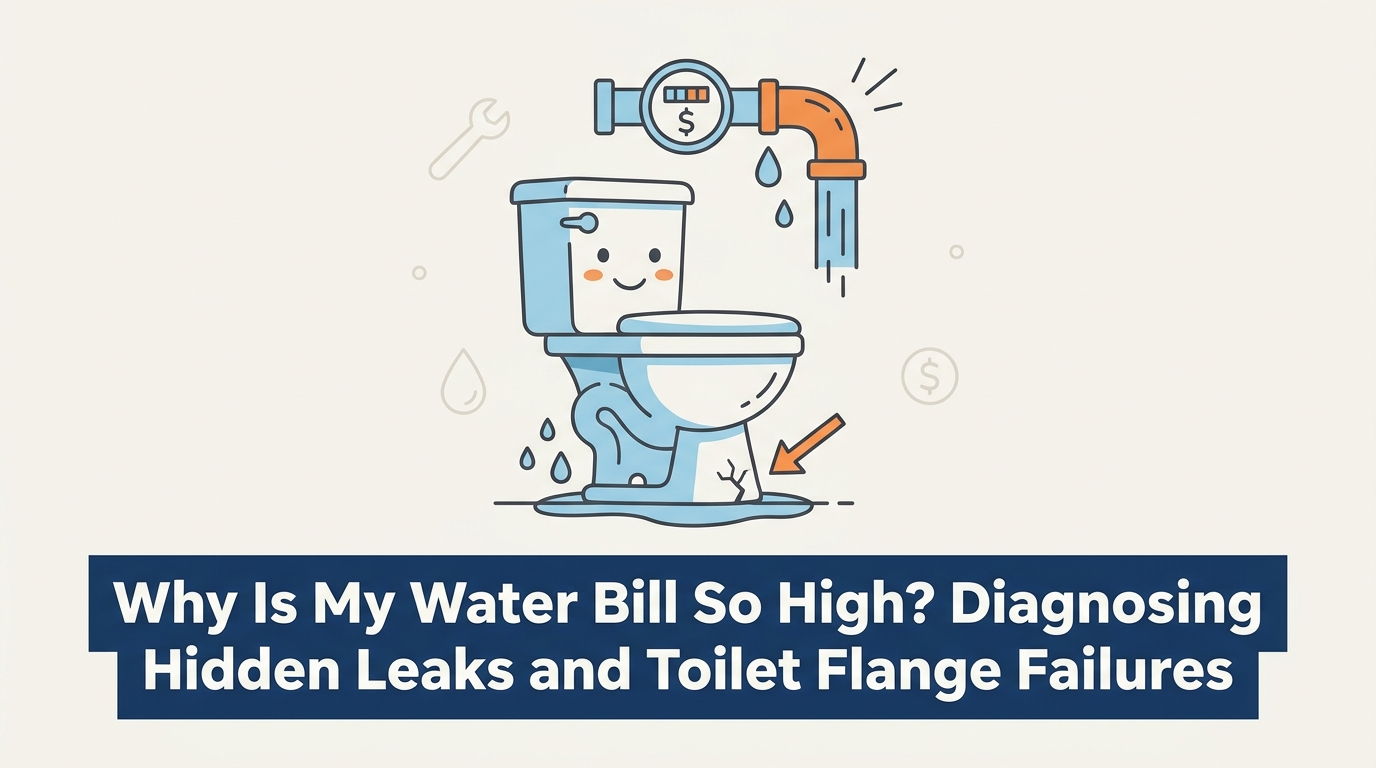 Home Why Is My Water Bill So High? Diagnosing Hidden Leaks and Toilet Flange Failures — featured image