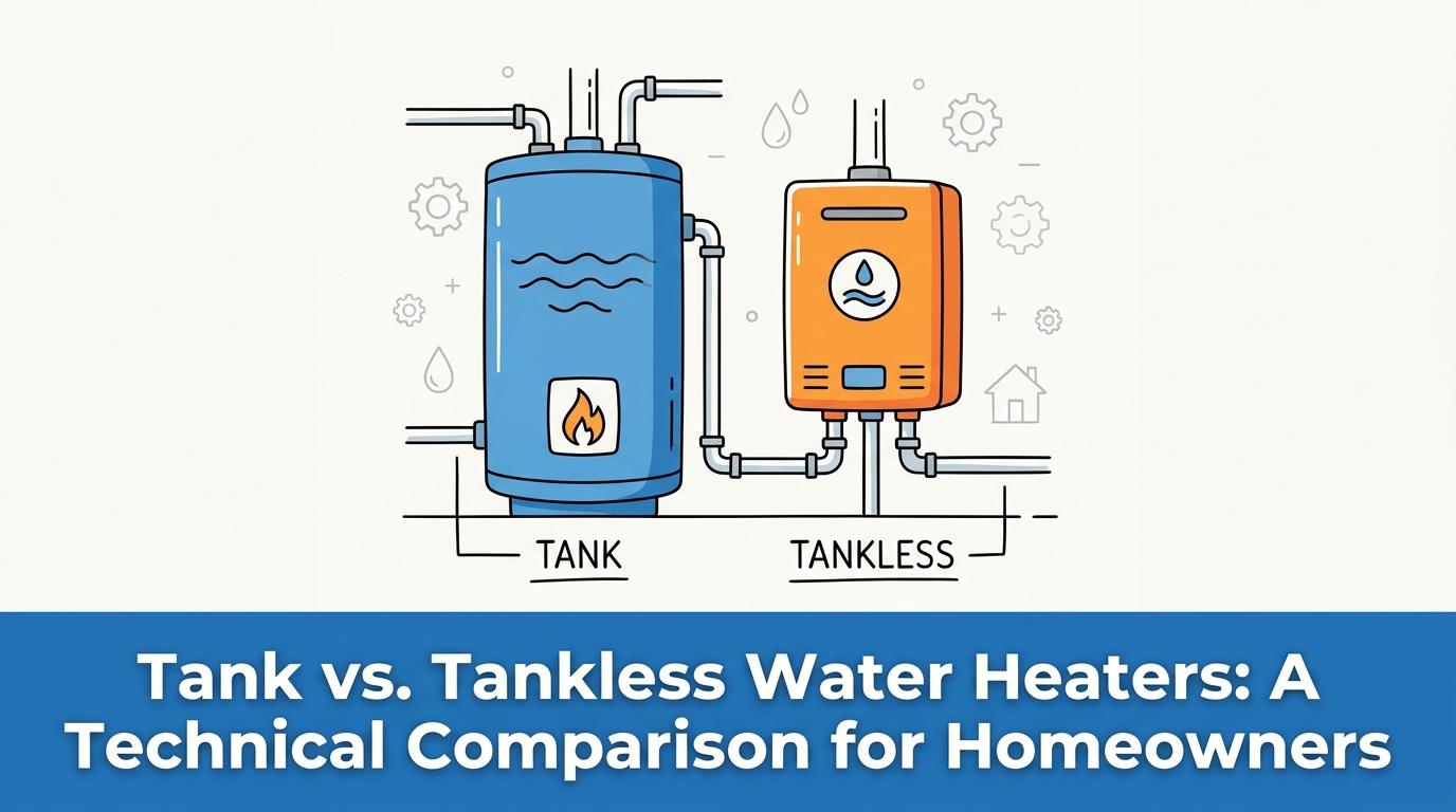 Home Tank vs. Tankless Water Heaters: A Technical Comparison for Homeowners — featured image
