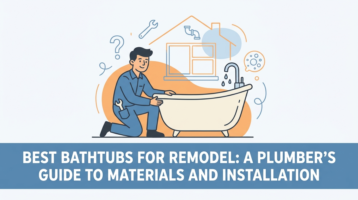 Home Best Bathtubs for Remodel: A Plumber's Guide to Materials and Installation — featured image